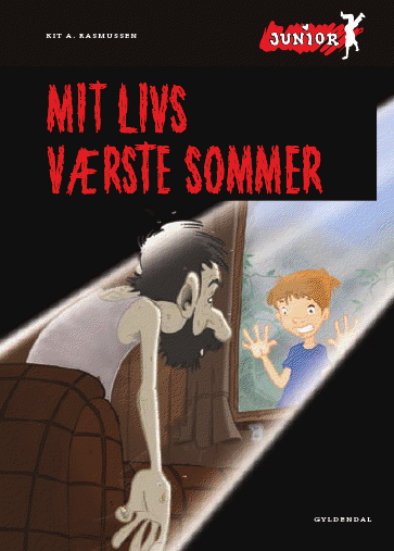 Mit livs værste sommer

Det er sommer og alt er dejligt. Indtil Alex og hans far går ind for at tjekke, om naboen er okay.

Den gamle nar sad derinde. I en stor, mørk lænestol og stirrede på os. Der var noget ved hans blik, der fik spyttet til at fryse i min mund til at blive sejt og umuligt at synke.
»Øh, hallo?« fars stemme dirrede lidt.
Jeg havde mest lyst til at løbe væk, men jeg kunne ikke efterlade far alene der.
»Øhm,« jeg måtte rømme mig en gang, »hallo?« Jeg vinkede til ham gennem ruden. Men han fortsatte bare med at stirre.

Naboen er død! men det er slet ikke det værste …

Mit livs værste sommer er en frilæsnings-gyser til ca. 4.-5. klasse

Bog skrevet af Kit A. Rasmussen